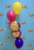Picture of Get Well Soon! Sunshine Balloon Bouquet (5 pc)