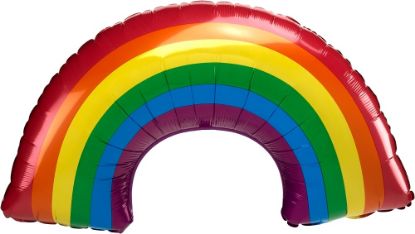 Picture of 34" Rainbow Balloon Foil Balloon  (helium-filled)